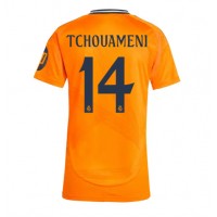 Maglie da calcio Real Madrid Aurelien Tchouameni #14 Seconda Maglia Femminile 2024-25 Manica Corta